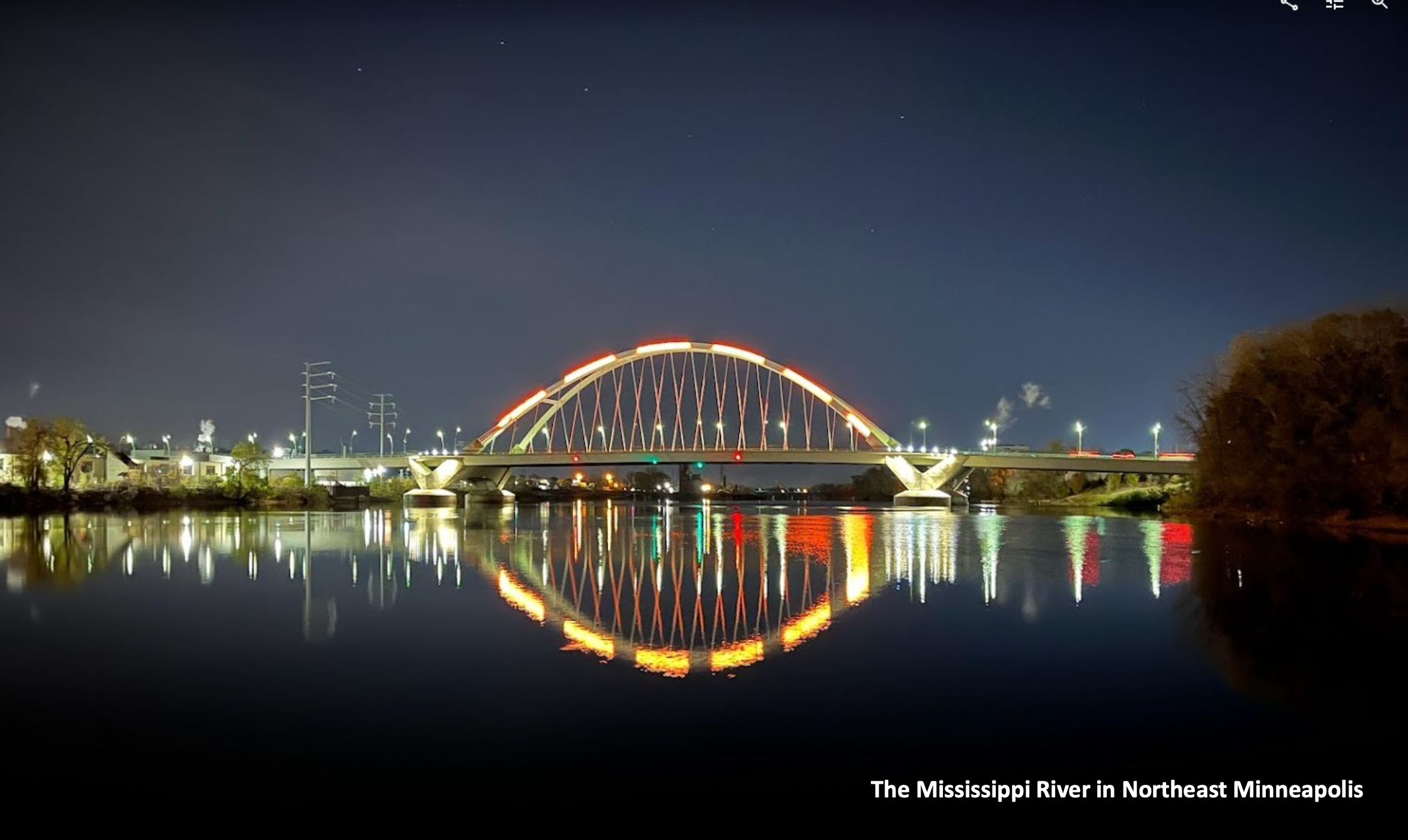 The Mississippi River in Northeast Minneapolis